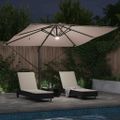 vidaXL Roma Parasol 286 x 284 x 270 cm Hliník a polyester Obdĺžnikový