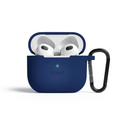 Silikónové puzdro Etteri na AirPods 3 tmavomodré