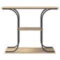 vidaXL Konzolový stôl Sonoma dub 101 x 35 x 80,5 cm Kompozitné drevo