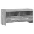 vidaXL TV skrinka 100 x 33 x 47 cm Sivý Sonoma Kompozitné drevo