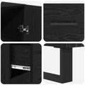 vidaXL Highboard 2 ks Čierny dub 69,5 x 34 x 180 cm