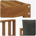 vidaXL Záhradná súprava gaučov 6 ks Prírodná a antracitová