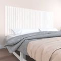 vidaXL Nástenné čelo postele biele 204x3x90 cm masívna borovica