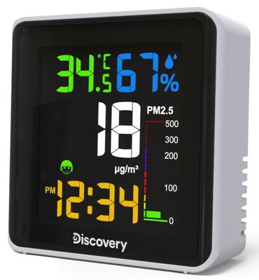 Meteorologická stanica Levenhuk Discovery Report WA30 s monitorovaním častíc obsiahnutých vo vzduchu