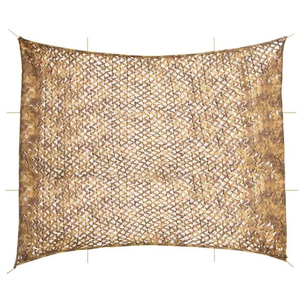 vidaXL Maskovacia sieť s úložným vreckom 729x602 cm piesková