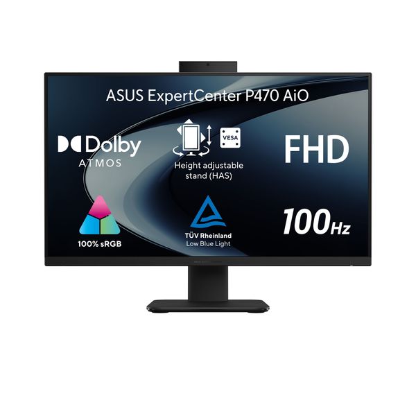 ASUS ExpertCenter/P470VAK/27''/FHD/7-240H/32GB/1TB/Intel int/W11P/Čierna/3ROn-Site