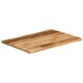 vidaXL Stolová doska živá hrana 70x60x2,5 cm masívny surový mangovník