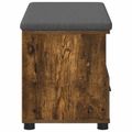 vidaXL Predsieňová lavica Údený Dub 80 x 38 x 46 cm
