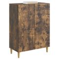 vidaXL Servírovacia skriňa Dymový dub 66 x 34,5 x 90 cm