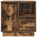 vidaXL Nočný stolík 2 ks Dymová dub 50 x 34,5 x 50 cm Kompozitné drevo