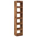 vidaXL Skriňa na knihy/Izbový prepážka Old Wood 40x30x198 cm