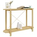 vidaXL Konzolový stolík 110x38x75 cm spracované drevo