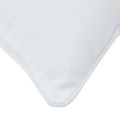 vidaXL Vankúš 2 ks 62 x 31 x 0 cm Polyester Biela