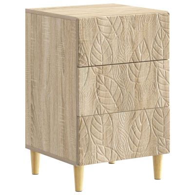 vidaXL Nočný stolík Dub sonoma 43 x 39,5 x 66,5 cm Kompozitné drevo