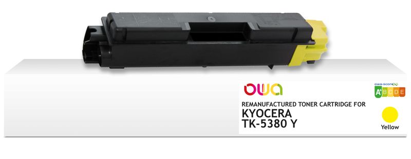 OWA Armor toner kompatibilný s Kyocera TK-5380Y, 10000st, žltá/yellow