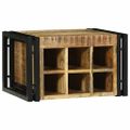 vidaXL Regál na víno 2 ks 46 x 35 x 27,5 cm Masívne mango drevo