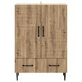 vidaXL Servírovacia skriňa Dub artisan 66 x 34,5 x 95 cm