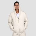 Mikina so zipsom Relay Pearl - GymBeam, veľkosť XL, 40.3% modal, 39.8% cotton, 15.2% polyester, 4.7% elastane