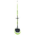 vidaXL Nafukovací Stand up paddleboard s plachtou, zeleno biely