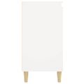 vidaXL Nočný stolík biely 40x35x70 cm spracované drevo