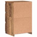vidaXL Nočné skrinky 2 ks Staré drevo 40x35x62,5 cm Konštrukčné drevo