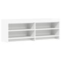 vidaXL TV skrinka 135 x 33 x 47 cm Biela Kompozitné drevo