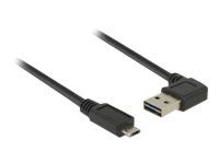 Kábel EASY-USB 2.0 Type-A samec zahnutý ľavý