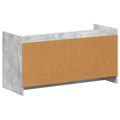 vidaXL Skriňa na topánky s úložiskom Betónovo sivá 100 x 39,5 x 51 cm