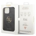 Puzdro Guess pre iPhone 15 Pro Max 6,7" GUHCP15X4GMGGR sivé HC PU Leather 4G Metal Logo