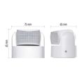 PIR senzor (pohybové čidlo) IP65 1200W, biely