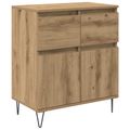 vidaXL Servírovacia skriňa Remeselný dub 60 x 35 x 70 cm