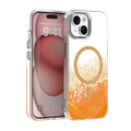 Epoxy Mag puzdro na iPhone 13 / 14 6,1" oranžová
