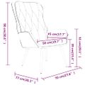 vidaXL Relaxačné kreslo ružové zamatové