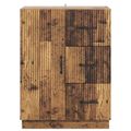 vidaXL Servírovacia skriňa so zásuvkou Staré drevo 66 x 34,5 x 87 cm