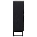 vidaXL Highboard Čierny 55 x 30 x 95 cm