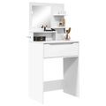 vidaXL Toaletné stolíky do spálne Biela 80 x 39,6 x 135 cm