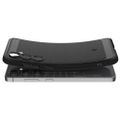 Puzdro Spigen Rugged Armor pre Samsung Galaxy S24 FE matná čierna