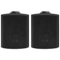 vidaXL Nástenné stereo reproduktory 2 ks čierne interiér+exteriér 80 W