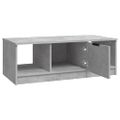 vidaXL Konferenčný stolík betónový sivý 102x50x36 cm kompozitné drevo