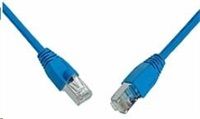Solarix - patch kabel CAT6 SFTP PVC 0,5m modrý snag-proof