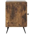 vidaXL Nočný stolík 2 ks Dymový dub 43 x 34,5 x 50 cm Kompozitné drevo