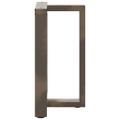 vidaXL Nohy k jedálenskému stolu v tvare T, 2 ks, čierne, 50x35x(72-73) cm, oceľ