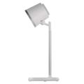 LED stolná lampa ABBIE, dobíjacia, biela