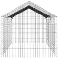 vidaXL Klietka pre králiky Strieborná 200 x 78 x 78 cm