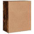 vidaXL Komody 2 ks dymový dub 60x31x70 cm kompozitné drevo