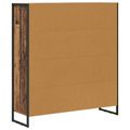 vidaXL Knižnica 99,5 x 30 x 108 cm Kompozitné drevo Staré drevo