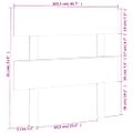 vidaXL Čelo postele medovohnedé 103,5x3x81 cm masívna borovica