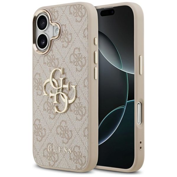 Guess puzdro pre iPhone 17 HC 4G PU S VEĽKÝM 4G CLASSIC LOGO GD ružová
