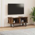 vidaXL TV stolík 68,5 x 35 x 35 cm Dymová dub Kompozitné drevo