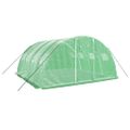 vidaXL Fóliovník s oceľovým rámom zelený 16 m² 4x4x2 m
